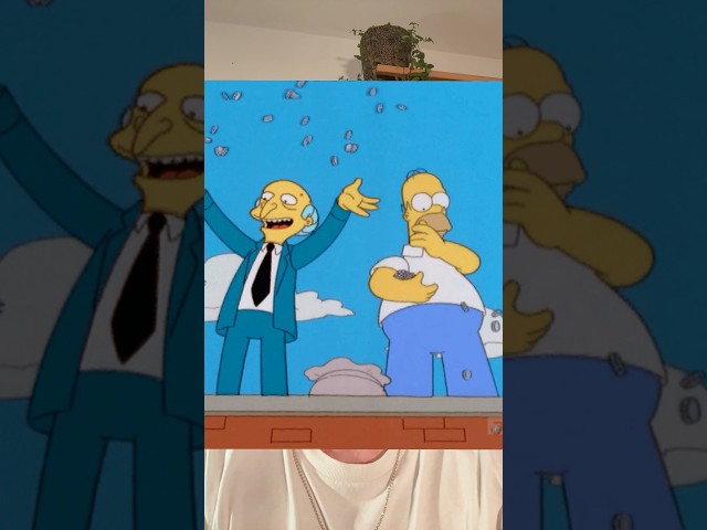 Mr Burns and Inflation #billionaires #thesimpsons #inequality