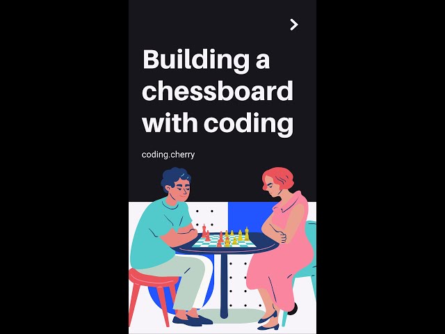 Building a chess board with coding