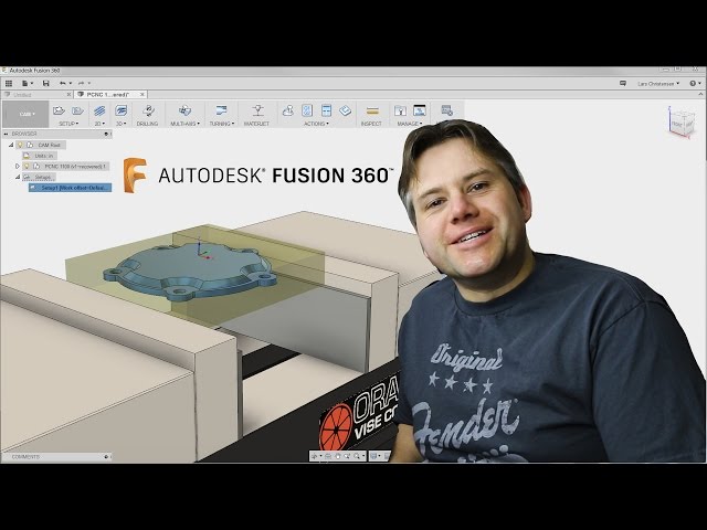 Fusion 360 CAM Tutorial — How to — Part in a Vise