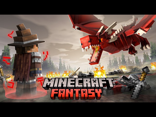 100 Players Simulate Fantasy Minecraft