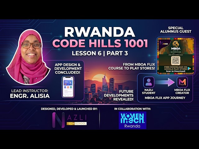 From Student to Global Creator! | Rwanda Code Hills 1001: Lesson 6 (Part 3) ft. Kevin Omba #ai