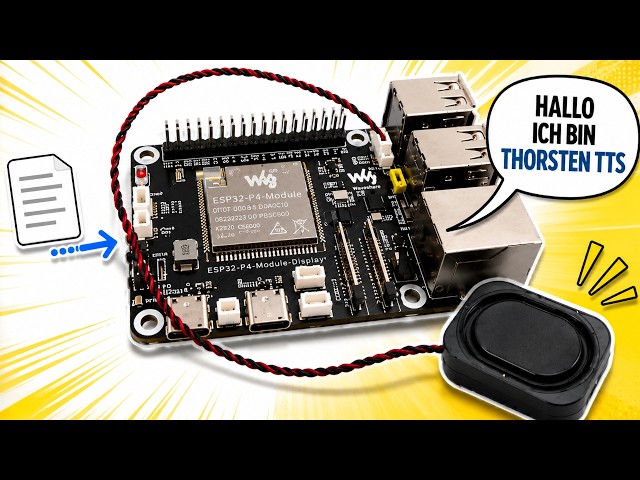 ESP32-P4 Speaks: Dynamic TTS with @ThorstenMueller and Home Assistant | featuring @waveshareelect...