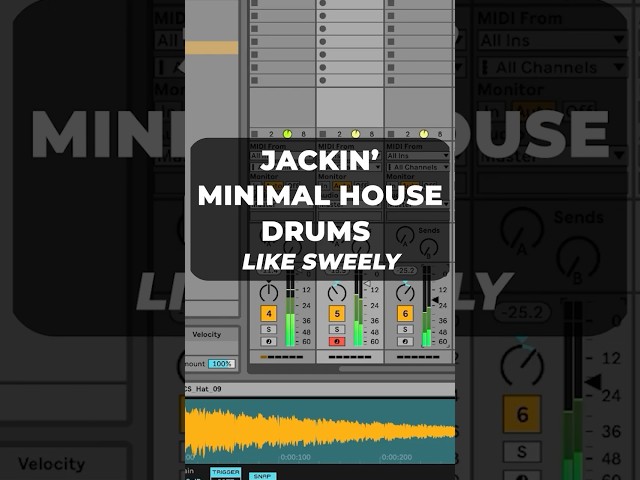 Jackin Minimal House Drums #abletontutorial