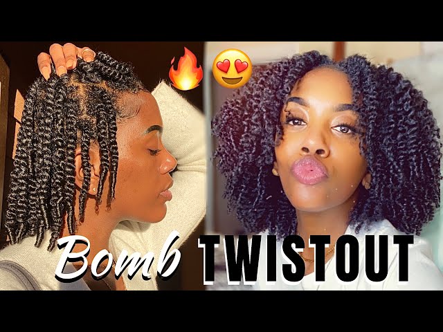 BOMB TWISTOUT USING BOMB PRODUCTS!! MOISTURE + DEFINTION! Yall know the vibes...