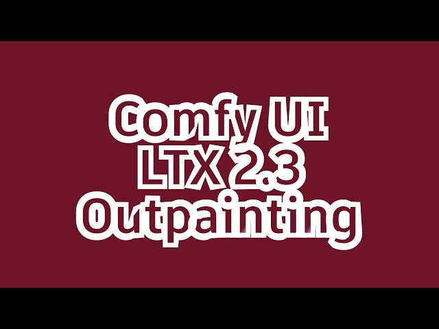 Comfy UI - VFX resizing, outpainting and reframing using LTX 2.3 & outpaint lora