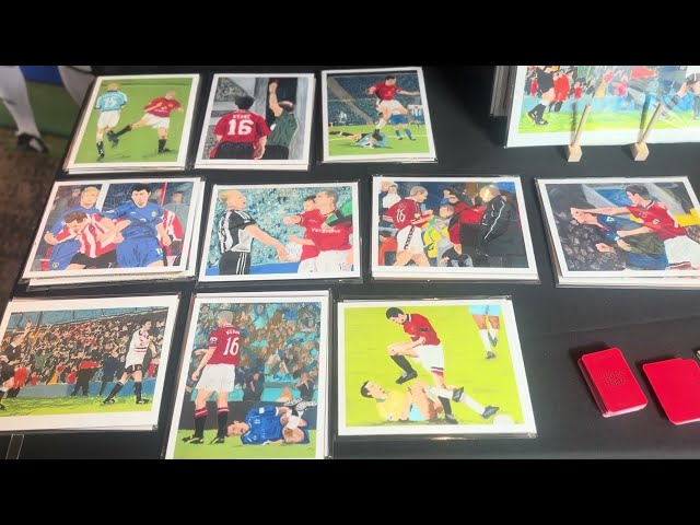 ROY KEANE RED CARD EXHIBITION BY SEANIE HARTE 