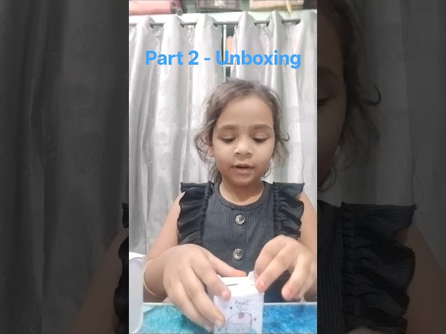 Veditha unveiling Mystery Boxes - Part 2 #Veditha #Anvitha #viral #mystery #unboxing #unboxingvideo