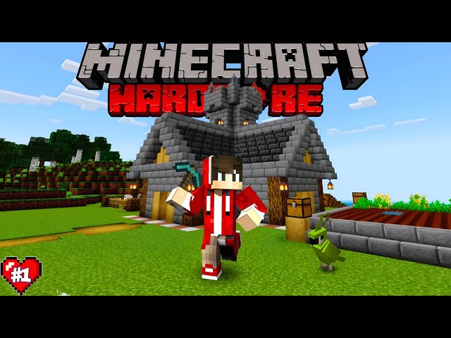 "EPIC" Hardcore Survival Start!🔥 || Minecraft PE Hardcore Series EP-1 [HINDI]
