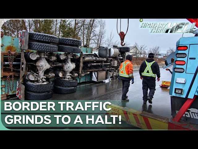 Merv Uprights an Overturned Logging Truck | Highway Thru Hell Universe Season 12 Episode 6