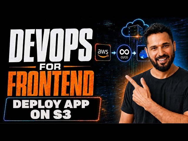DevOps for Frontend Developers #24 AWS S3 tutorial | Deploy Static Website on S3 Bucket |