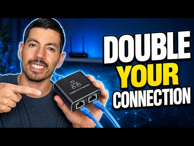 LIEZHUA Gigabit Ethernet Splitter 1 to 2, Both Ports Live? [Test]