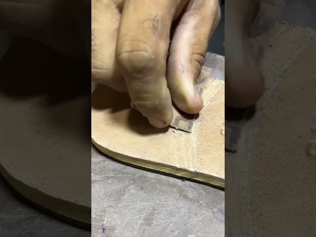 Handmade Bespoke Shoes ASMR | Satisfying Leather Craft