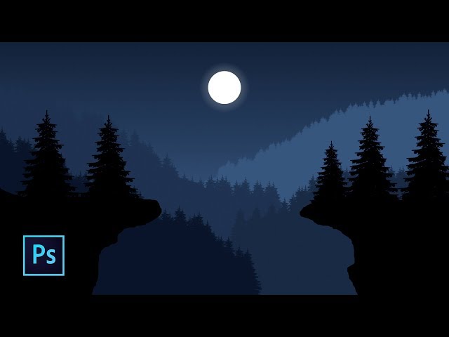 Landscape Flat Illustration (Simple)