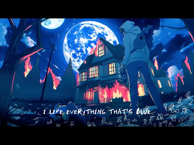 BoyWithUke - Blue (Lyric Video)