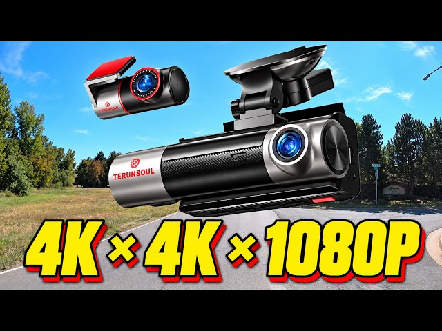 Terunsoul D018 Dashcam Review: 4K Front + 4K Rear + 1080p Cabin | DASHCAM GIVEAWAY
