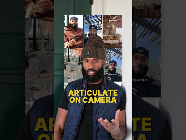 how to speak better on camera