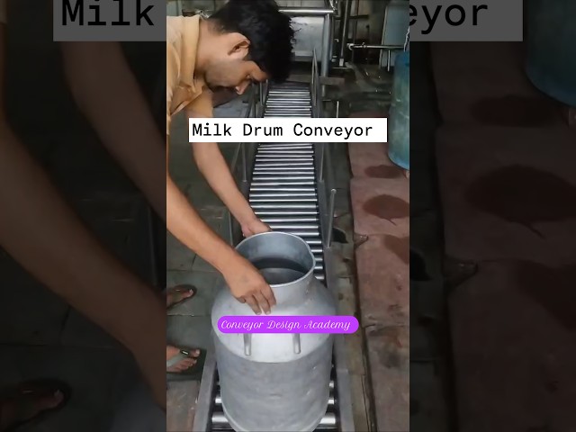 How Dairy Plants Move Heavy Milk Drums Effortlessly! 🥛✨ #Shorts
