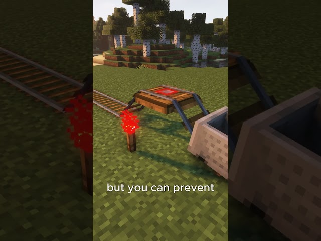 Day 21 of explaining every #minecraft #redstone item | Detector Rail #shaders #shorts #mc #tutorial