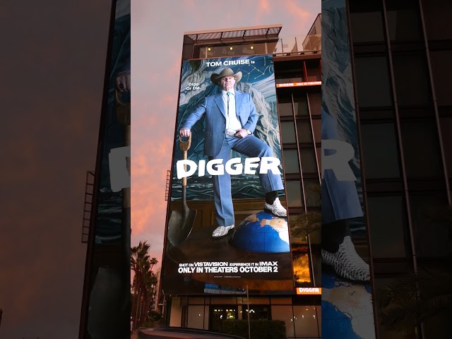 Tom Cruise Digger Billboard Sunset Blvd Los Angeles California September 26, 2026