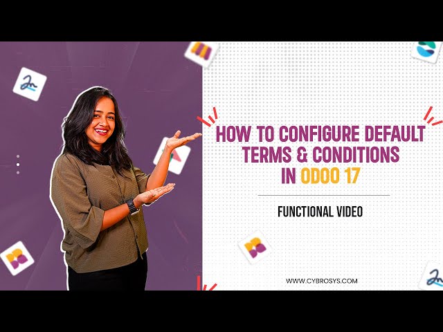 How to Configure Default Terms & Conditions in Odoo 17 Accounting | Odoo 17 Functional Tutorials