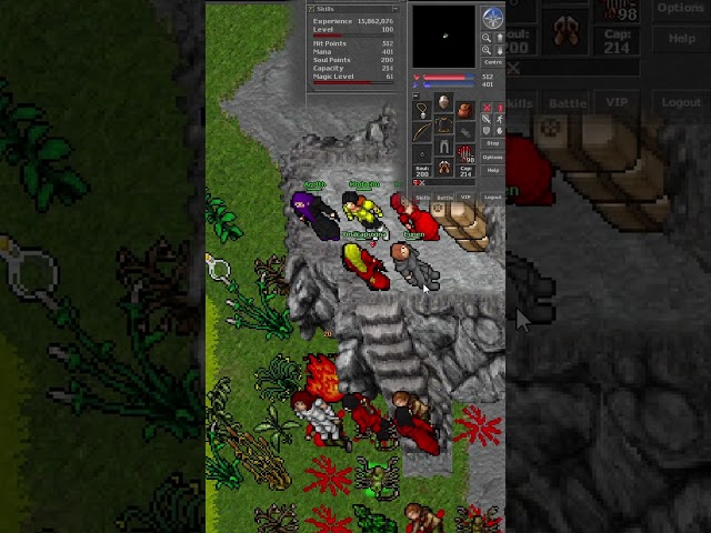 Tibia 7.6 Epic UE Red Skull