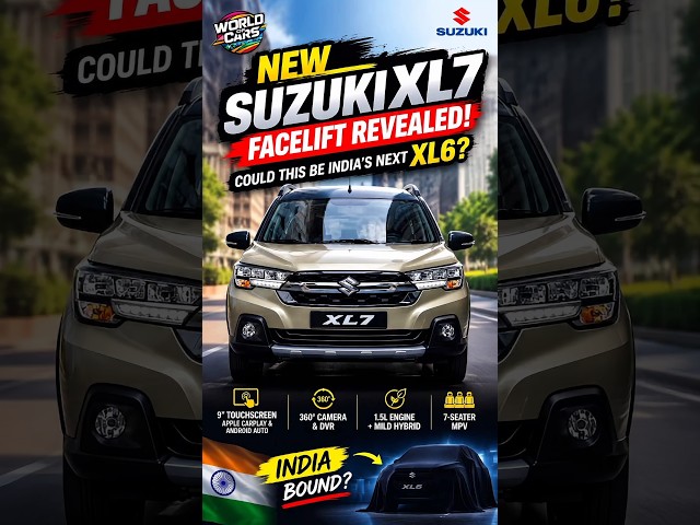 NEW Suzuki XL7 Facelift Revealed! 🔥 Could Be India’s Next XL6? 🇮🇳
