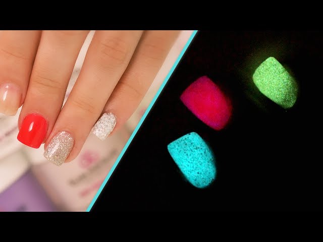 Grant Gets Glow In The Dark Acrylic Nails