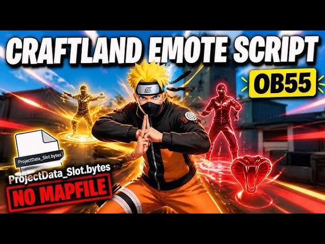 Craftland Emote Script 💥🔥 0B55 Me 🔥🫣💯 @zYan_gaming210 