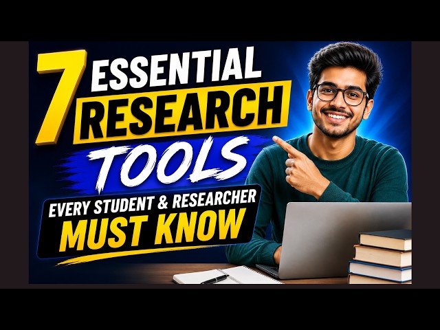 Best Research Tools for Students, Academics & Professionals (2026) Seven essential research tools