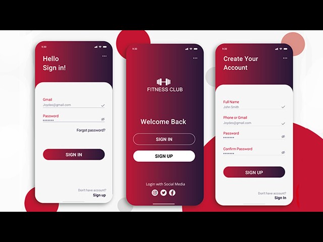 Modern Fitness App UI in Flutter: Create Your Account Screen (Part 3) | UI/UX Tutorial