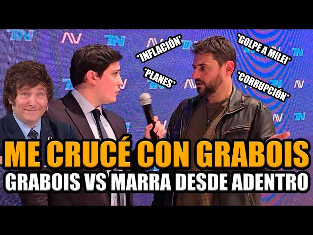 Me CRUCÉ con Grabois por MILEI y la INFLACIÓN después del DEBATE con MARRA en TN | BREAK POINT