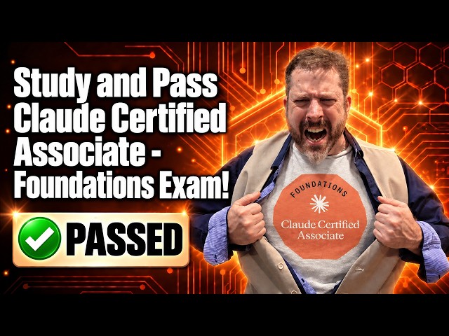 Claude Certified Associate Foundations Exam Prep | Study With Me