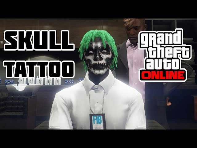How to Get Skull Tatoo in GTA5 Online 