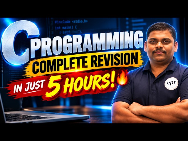 Revise C-Programming in just 5 hours | Quick Review | Complete subject | Short notes
