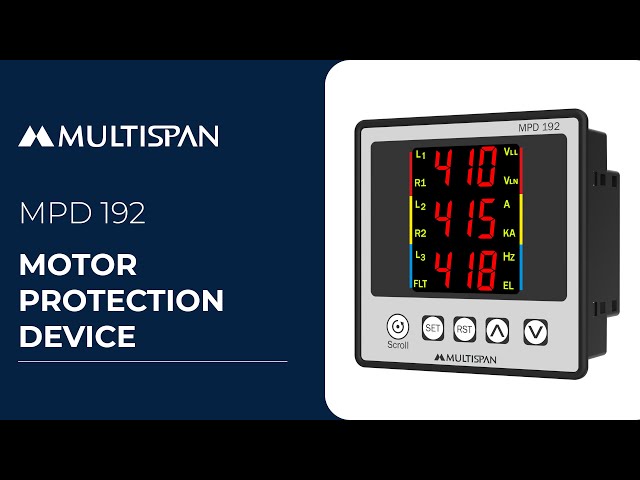 Introducing Multispan's Motor Protection Device: MPD-192