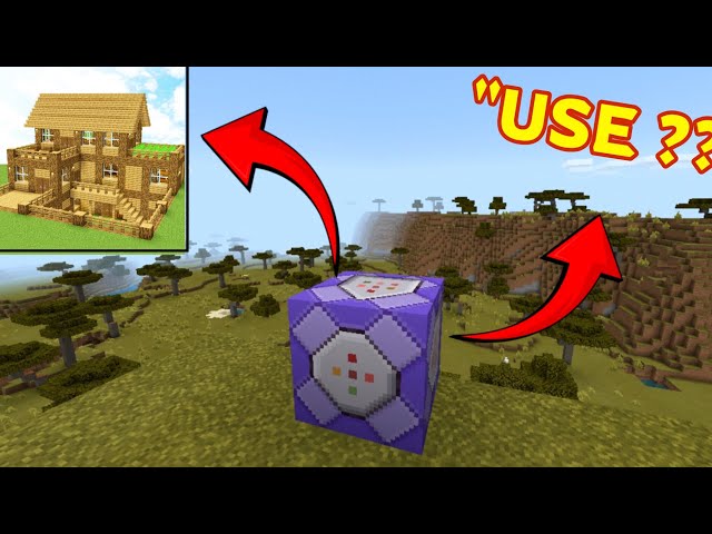 How to use command block in block crazy robo world craft 