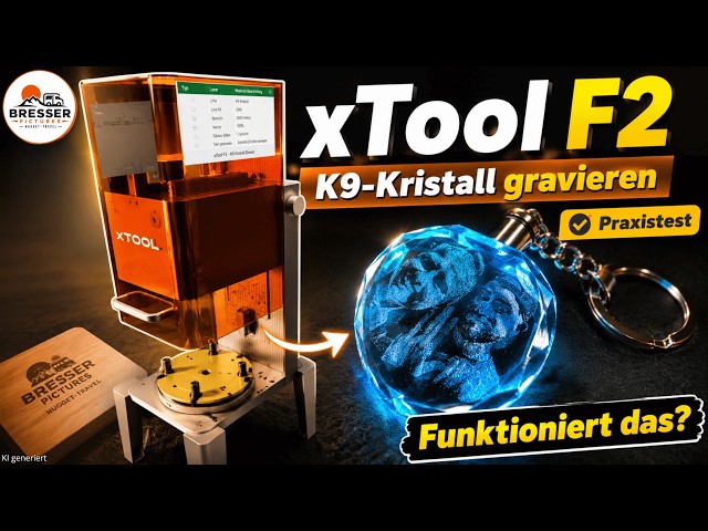 xTool F2: Engraving K9 Crystal Keychains – The Practical Test