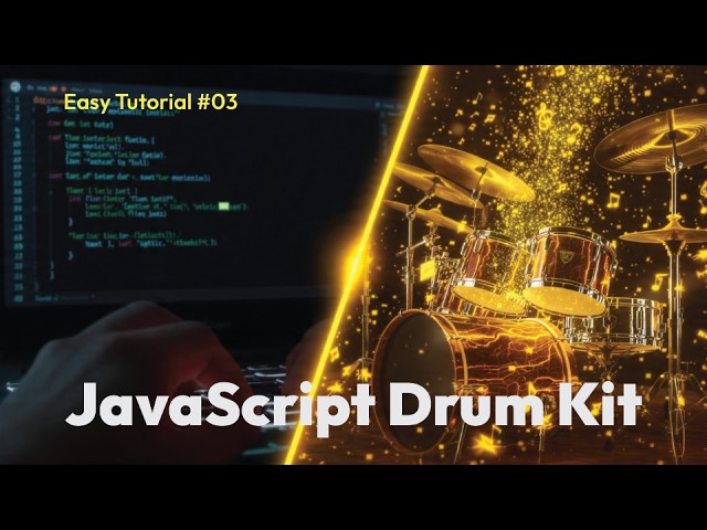 JavaScript Drum Kit 🎶 | JavaScript Project for Practice | Frontend