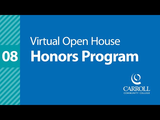 Virtual Open House 8 | Honors Program