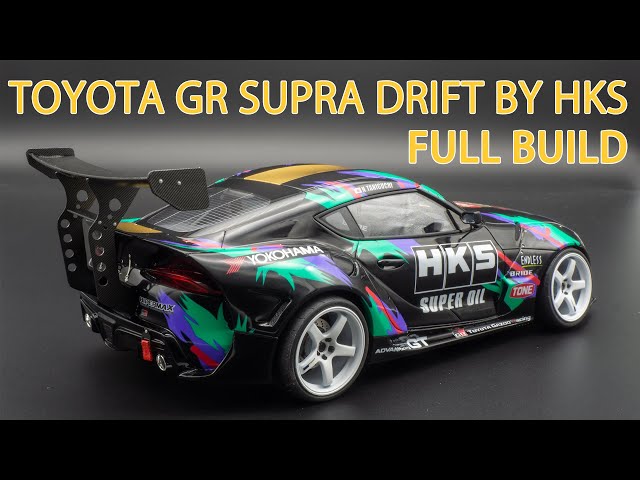 1/24 Toyota GR Supra Drift by HKS. Full build