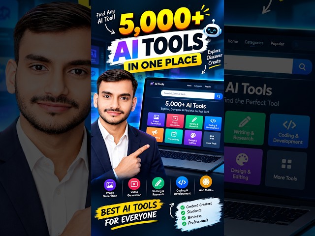 👉 5,000+ AI Tools in One Place 🤯 | Find Any AI Tool in Seconds!