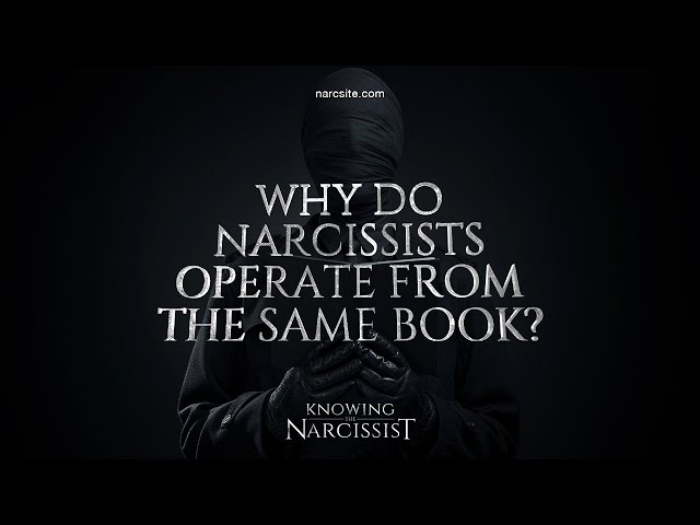 Why Do Narcissists Operate from the Same Book?