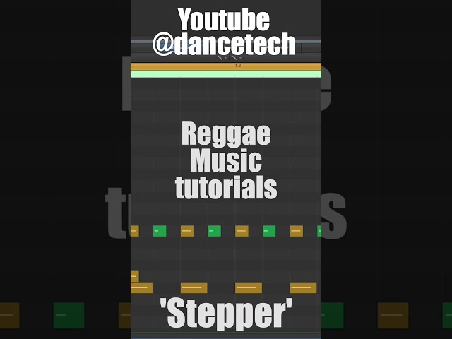 Making reggae music - Stepper riddim #Reggea  #makingmusic   #stepper #logicpro  #sounddesign