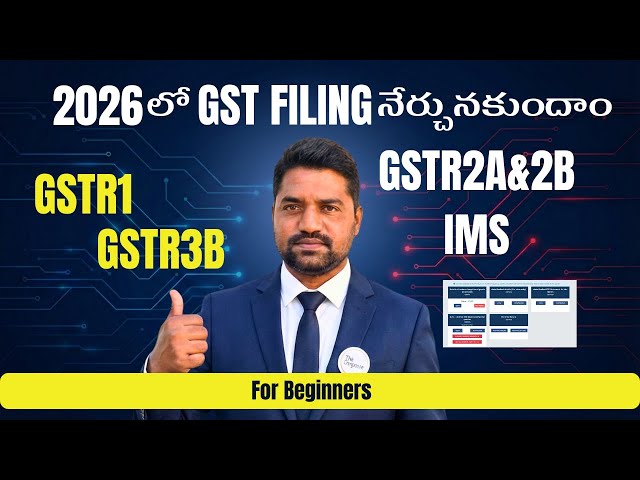 Live GST Return Filing 2026: GSTR-1 & 3B Step-by-Step for Beginners
