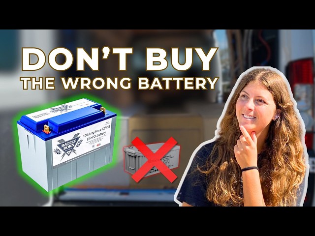 Lithium vs AGM Batteries Explained | DIY Camper Van Electrical System 101 | Ram ProMaster Van Build