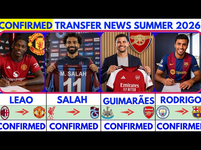 🚨LATEST CONFIRMED TRANSFER NEWS  AND RUMOURS TRANSFER NEWS  SUMMER 2026| Bruno to arsenal🔥 Rodri...🚨