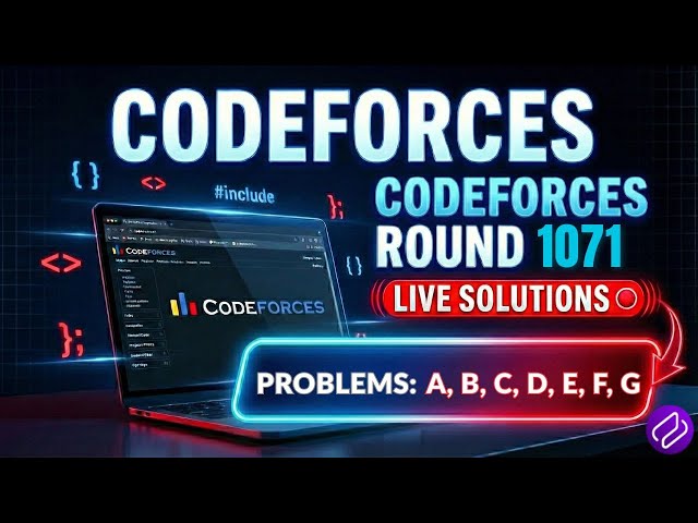 Codeforces 1071 Div 3 | Video Solution A to G| Codehurdle | By Anirudh Chauhan 