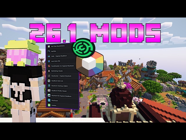 The Cleanest 26.1+ Modpack For Hypixel Skyblock