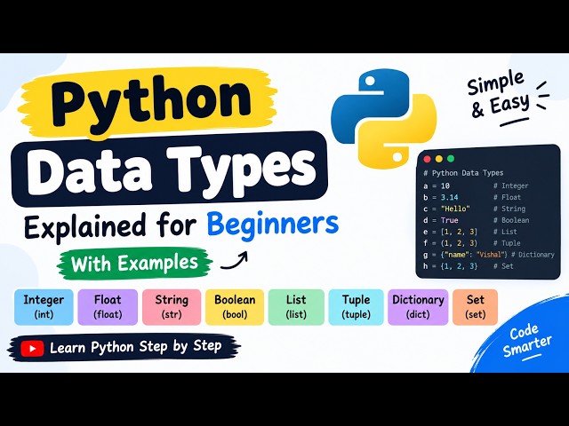 Python Data Types Explained for Beginners | Python Data Types in Hindi