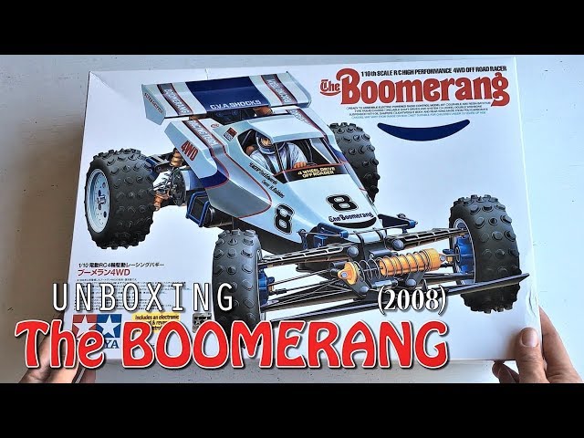 UNBOXiNG the Tamiya Boomerang 2008 1/10 4WD Buggy (Tamiya #58418) 1980ies RC Icon Part 1/4!